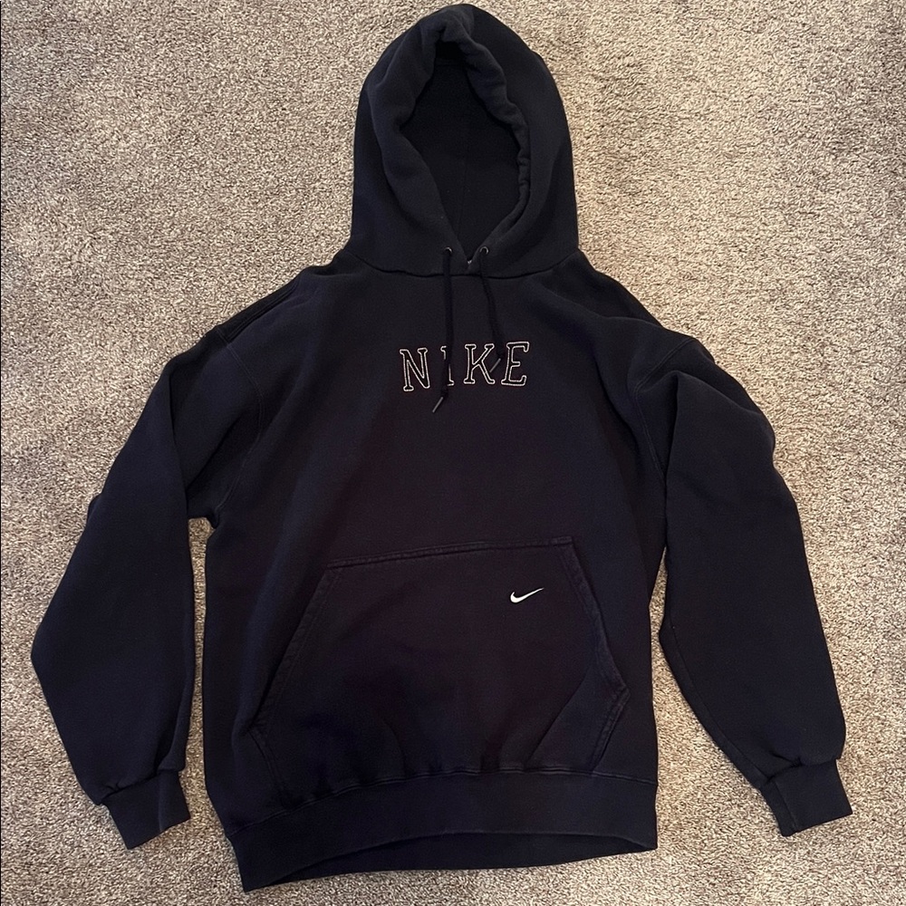 Nike Men's Medium Navy Hoodie Sweatshirt Made in the USA